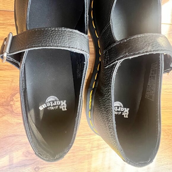 Dr Martens BRAND-NEW Elphie Virginia Leather Mary Jane Shoes Women's Sz 7 - Picture 10 of 13